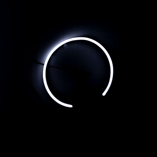 Unknown / Mystery 10” White Circle Neon Sign Replacement Tube