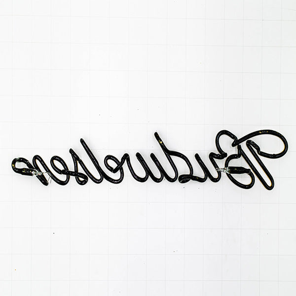 Budweiser Script Word Unit Replacement Tube - Neon Sign Part Used