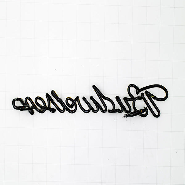 Budweiser Script Replacement Tube - Neon Sign Part Used
