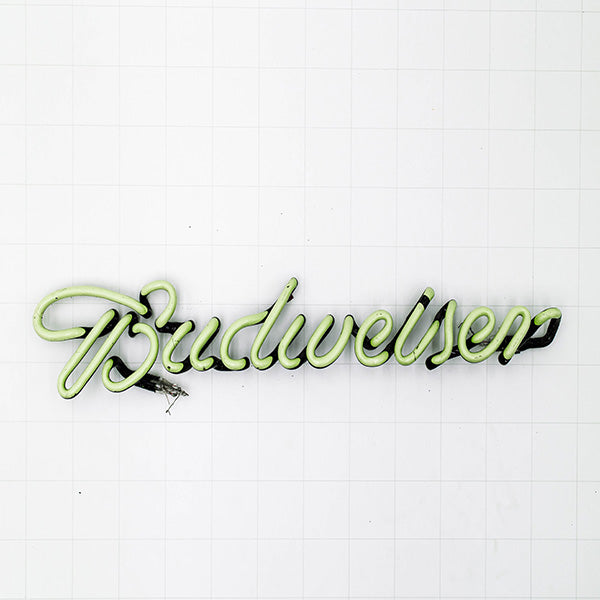 Budweiser Script Replacement Tube - Neon Sign Part Used