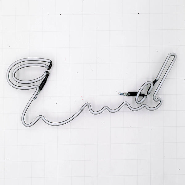 Bud Outer Script for Budweiser Replacement Tube - Neon Sign Part Used