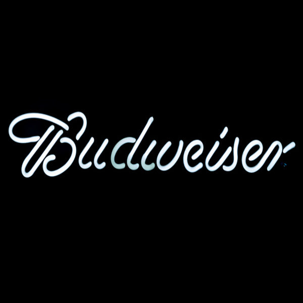 Budweiser Script Replacement Tube - Neon Sign Part Used