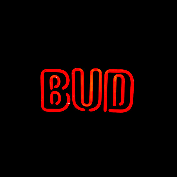 BUD Double Stroke Word Unit for Bud N Burgers Neon Sign Replacement Tube