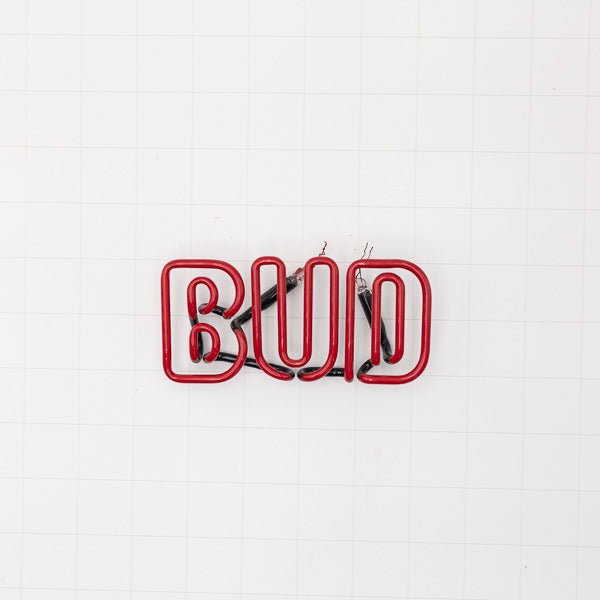 BUD Double Stroke Word Unit for Bud N Burgers Neon Sign Replacement Tube
