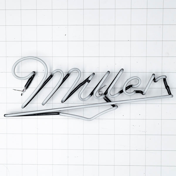 Miller Word with emphasis Unit for Eagle Replacement Tube - Neon Sign Part