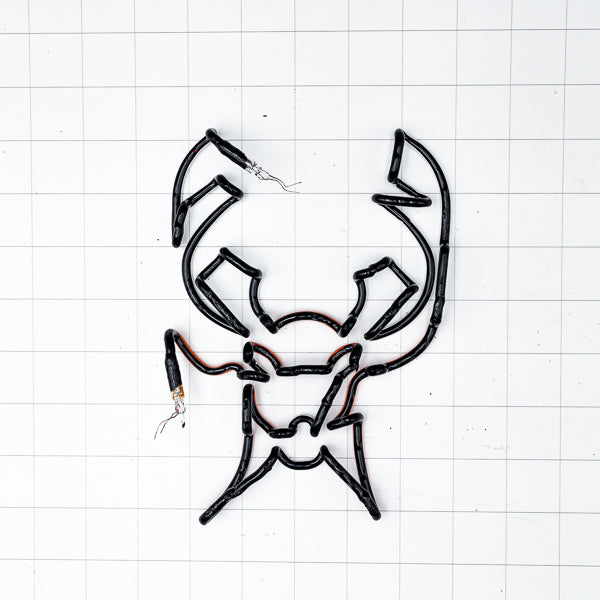 Deer Head / Antlers Unit for BUSCH Beer Replacement Tube - Neon Sign Part