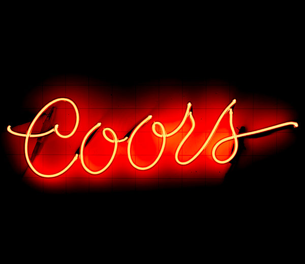 Coors script word unit Neon Sign Replacement Tube