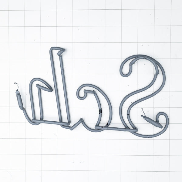 Sch Double Stroke Word Unit for Large Schlitz Flasher Replacement Tube - Neon Sign Part