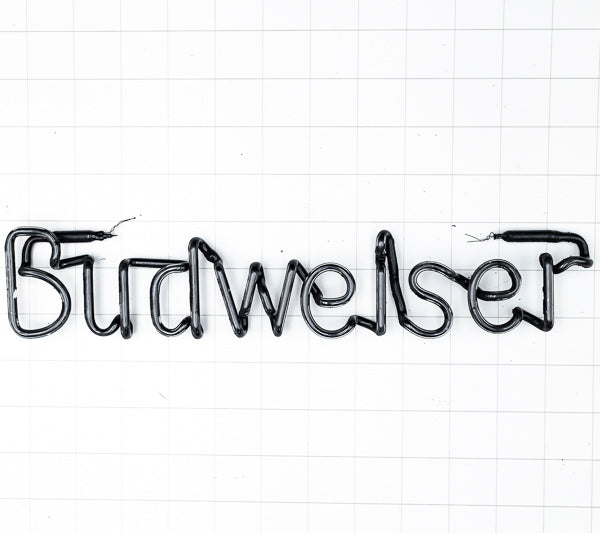 Budweiser Single Stroke word unit Neon Sign Replacement Tube