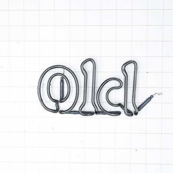 Old double stroke word unit for Old Style Neon Sign Replacement Tube