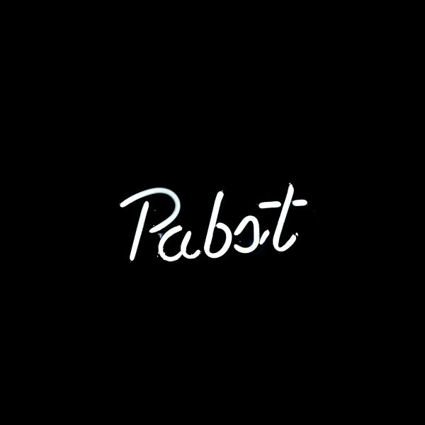 Pabst vintage script word unit Neon Sign Replacement Tube