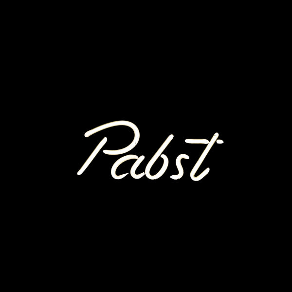Pabst vintage script word unit Neon Sign Replacement Tube