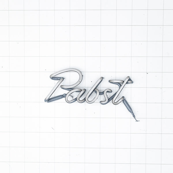 Pabst vintage script word unit Neon Sign Replacement Tube