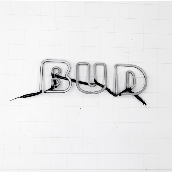 BUD Double Stroke Word Unit for Bud Light Replacement Tube - Neon Sign Part