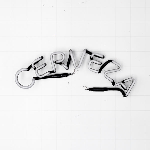 CERVEZA Single Stroke Word Unit Arched Replacement Tube - Neon Sign Part