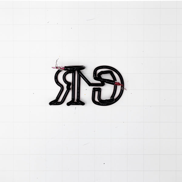 GR Double Stroke word unit for Angry Orchard Apple Replacement Tube - Neon Sign Part