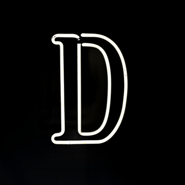 Double Stroke D for Vintage unit for BUD Flasher neon Tube - Neon Sign Part
