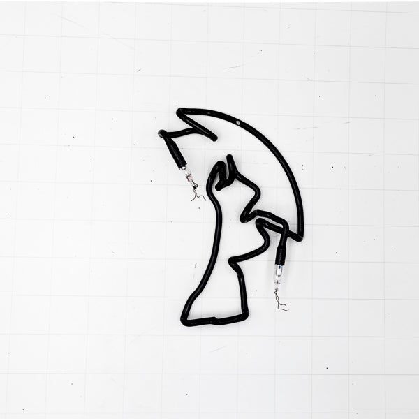 Maiden Face Left Side for Leinenkugel's Replacement Tube - Neon Sign Part