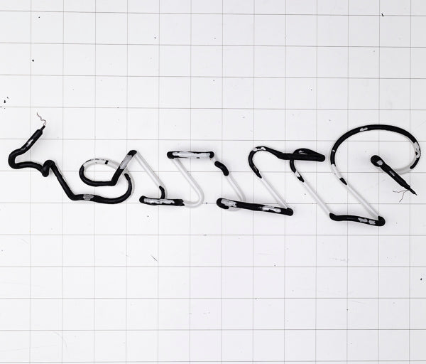 Miller Single Stroke Italic Word Unit for Miller Replacement Tube - Neon Sign Part