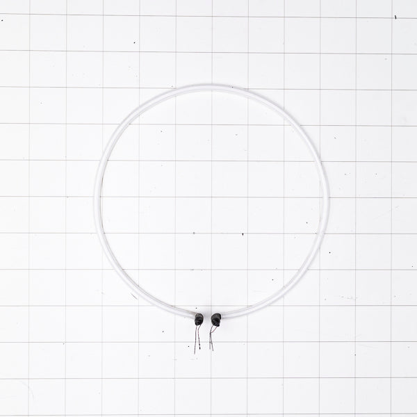 Blue Circle/Ring/Border Unit with Vertical Electrodes for Unknown Replacement Tube - Neon Sign Part