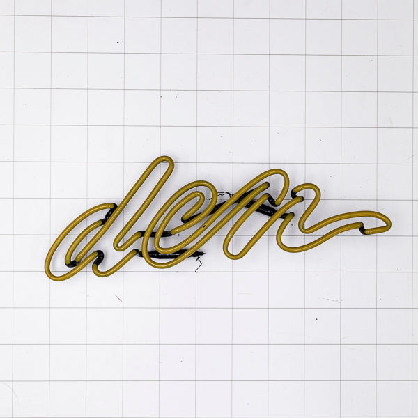 den Double Stroke Script Word Unit for Michelob Golden Light Replacement Tube - Neon Sign Part
