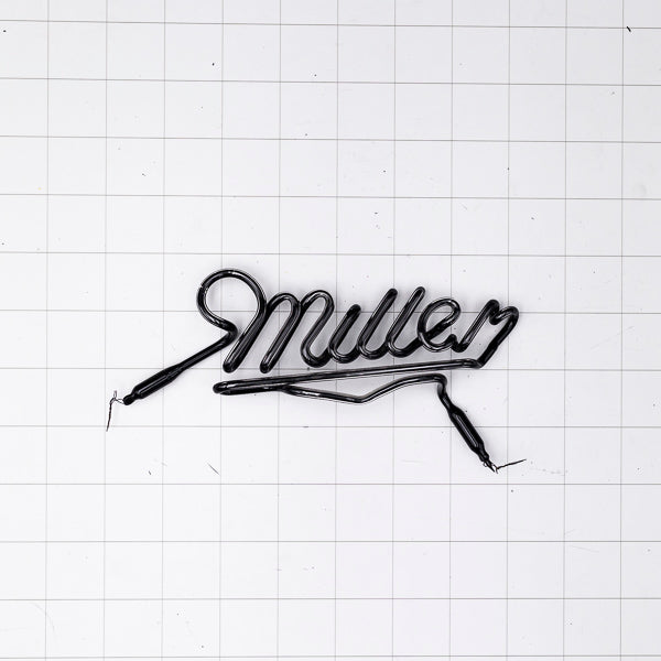 Red Miller Single Stroke Script Word Unit & Emphasis Tube for Miller Replacement Tube - Neon Sign Part