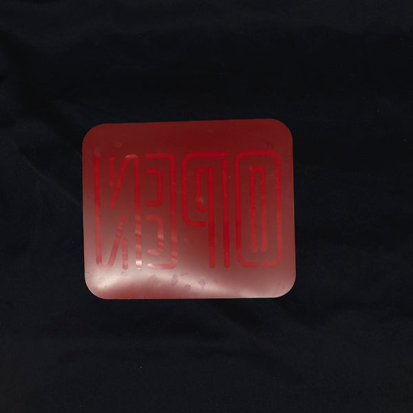 OPEN Neon Sign Plastic Replacement Panel