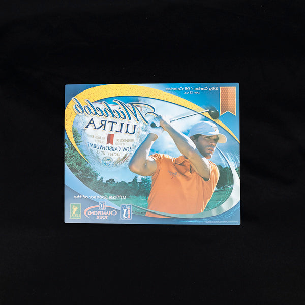 Michelob Ultra PGA Tour Neon Sign Plastic Replacement Panel
