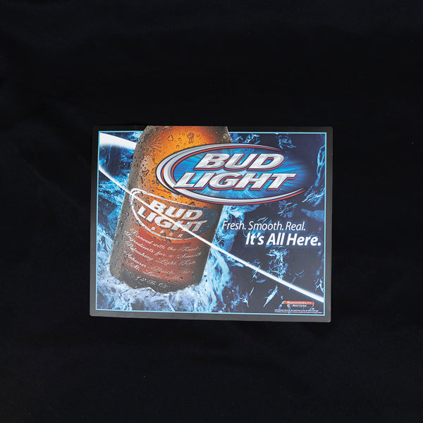 Bud Light Fresh.Smooth.Real It's All Here Neon Sign Plastic Replacement Panel