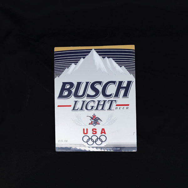 Busch Light 1996 US Olympic Team Bottle Neon Sign Plastic Replacement Panel