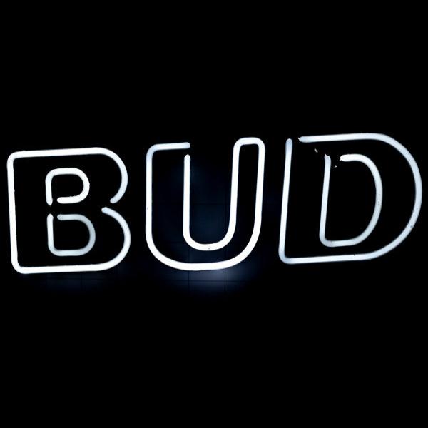 BUD Double Stroke Word Unit for Bud Light Neon Sign Replacement Tube