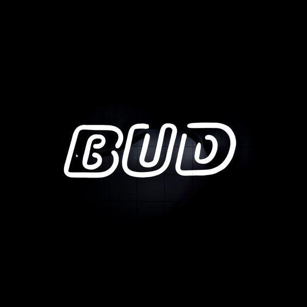 BUD Double Stroke Word Unit for Bud Light Neon Sign Replacement Tube