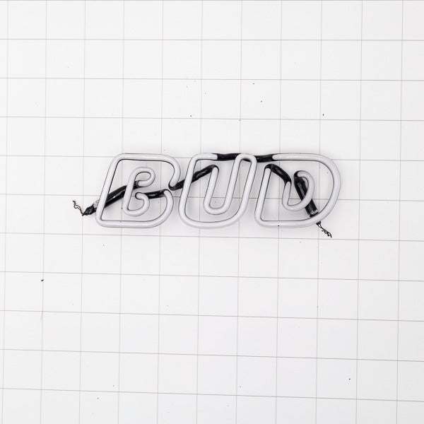 BUD Double Stroke Word Unit for Bud Light Neon Sign Replacement Tube