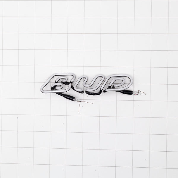 BUD Double Stroke Word Unit for Bud Light Neon Sign Replacement Tube