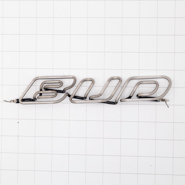 BUD Double Stroke Word Unit for Bud Light Neon Sign Replacement Tube