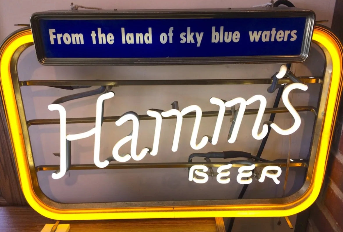 Yellow / Gold Border for Vintage Hamm's Replacement Tube - Neon Sign Part