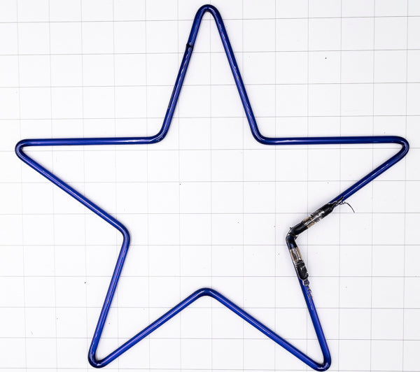 Unknown / Mystery Cowboys? Star Blue Replacement Tube - Neon Sign Part