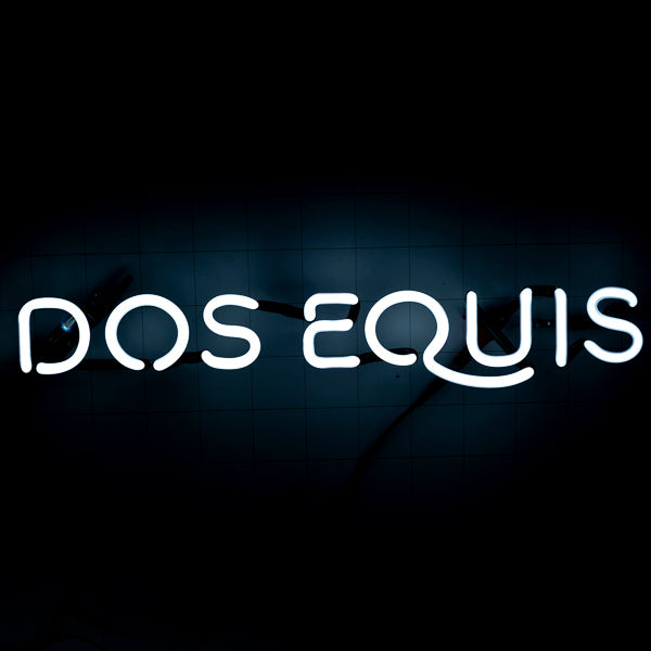 DOS EQUIS single stroke word unit Replacement Tube - Neon Sign Part