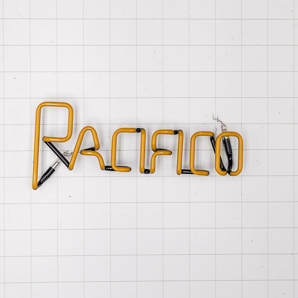 PACIFICO Single Stroke Word Unit for Surfer Dude & Others Replacement Tube - Neon Sign Part