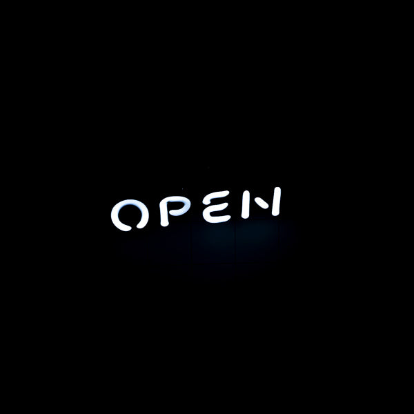OPEN Replacement Tube - Neon Sign Part