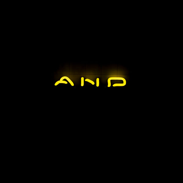 AND Single Stroke Word Unit word unit for Budweiser And Hand Cut Steaks Replacement Tube - Neon Sign Part
