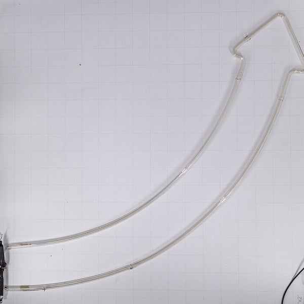 Large Arched Double Stroke Arrow Replacement Tube - Neon Sign Part
