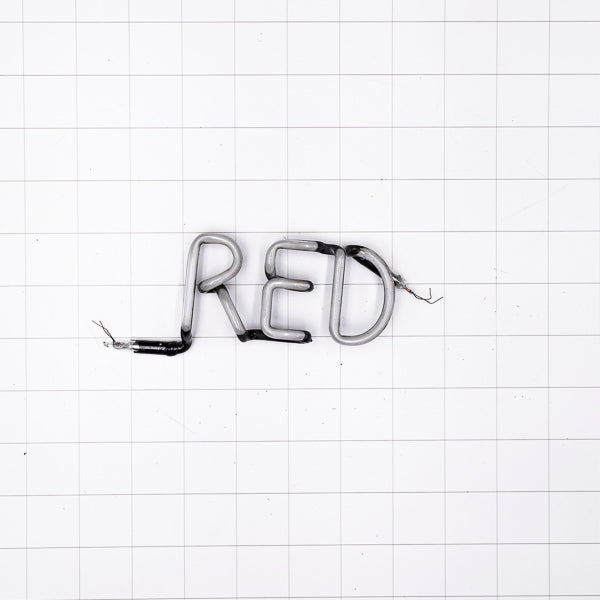 RED Single Stroke Word Unit for Possible Killian's Replacement Tube - Neon Sign Part