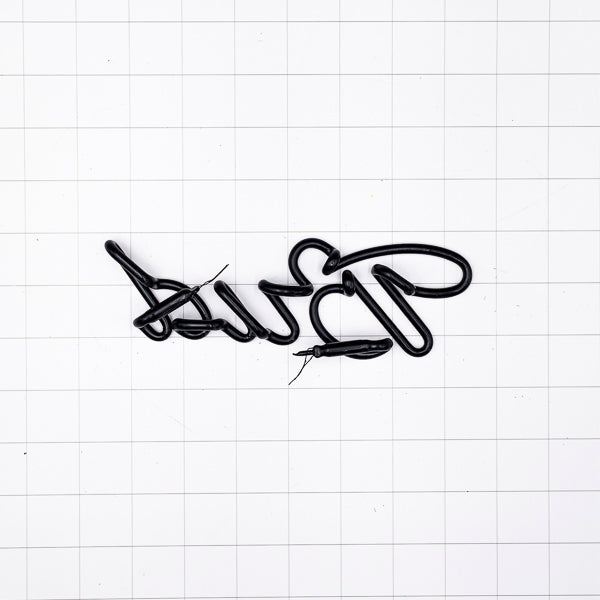 Bud Single Stroke Script 1 of 2 Word Units for Budweiser Replacement Tube - Neon Sign Part Used