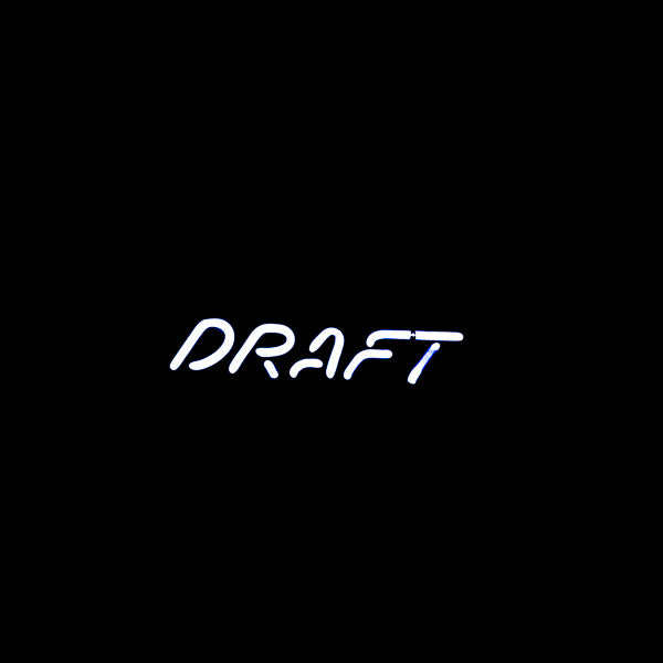 DRAFT Single Stroke Word Unit Replacement Tube - Neon Sign Part