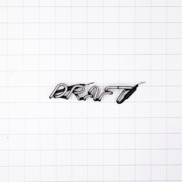 DRAFT Single Stroke Word Unit Replacement Tube - Neon Sign Part