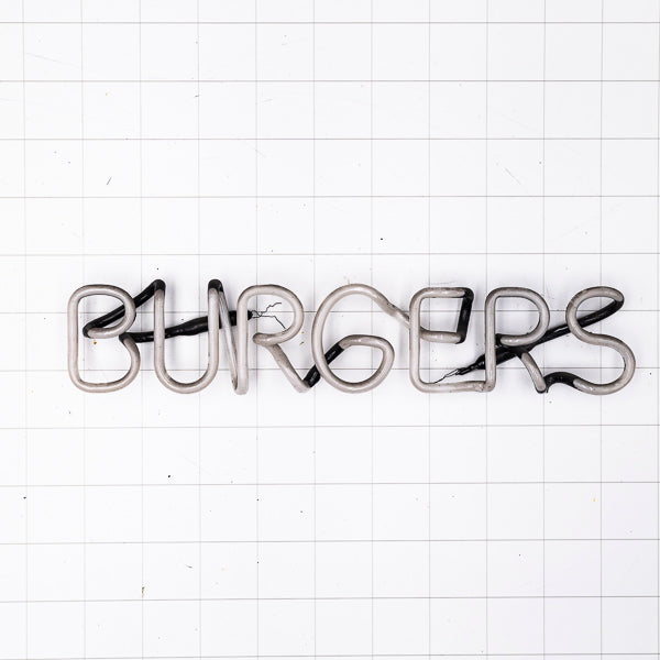 BURGERS Single Stroke Word Unit Replacement Tube - Neon Sign Part