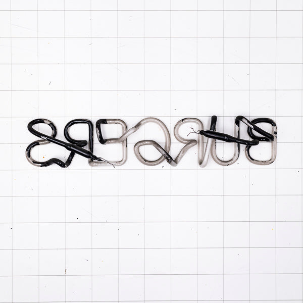 BURGERS Single Stroke Word Unit Replacement Tube - Neon Sign Part