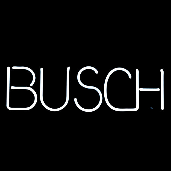 BUSCH Single Stroke Word Unit for Busch Beer Replacement Tube - Neon Sign Part Used
