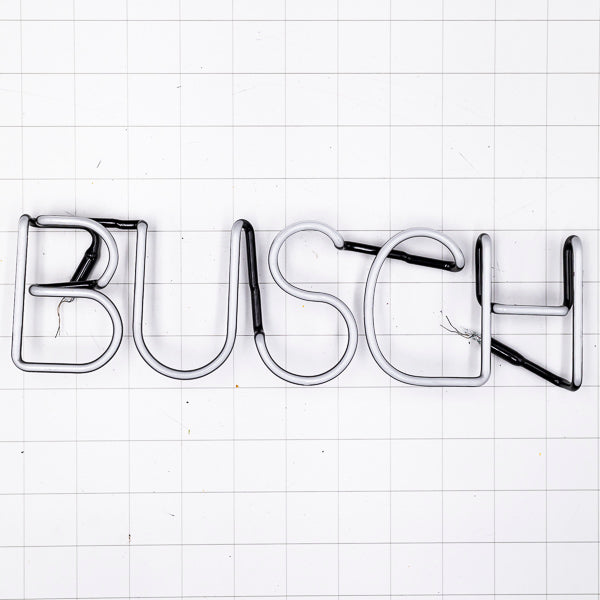 BUSCH Single Stroke Word Unit for Busch Beer Replacement Tube - Neon Sign Part Used